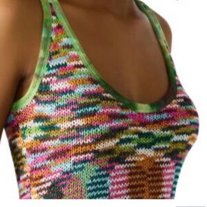Steve Madden Colorful Knit Sweater Tank
